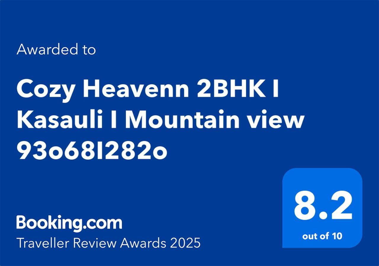 Cozy Heavenn 2Bhk I Kasauli I Mountain View 93O68I282O Apartment Ngoại thất bức ảnh